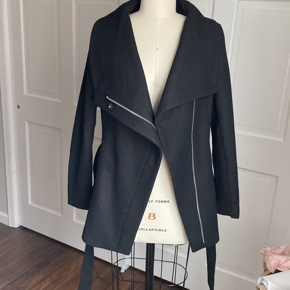 Express - Wool Coat - Small - Black - image 5